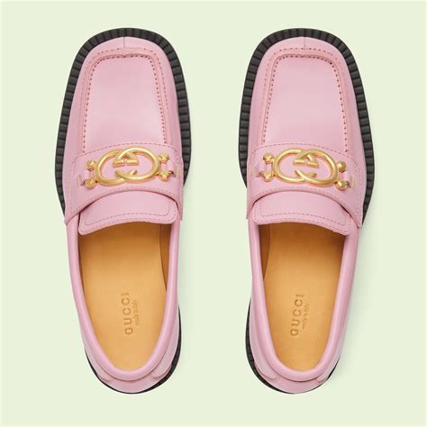 gucci loafer perfect pink|gucci fur loafers women's.